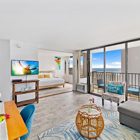 1Br With Great Ocean Views, 1 Block To Waikiki Beach โฮโนลูลู ภายนอก รูปภาพ