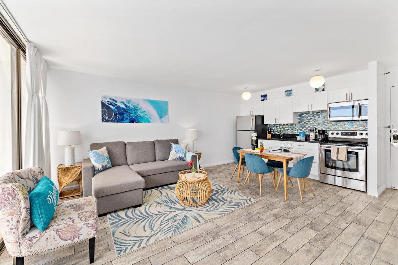 1Br With Great Ocean Views, 1 Block To Waikiki Beach โฮโนลูลู ภายนอก รูปภาพ