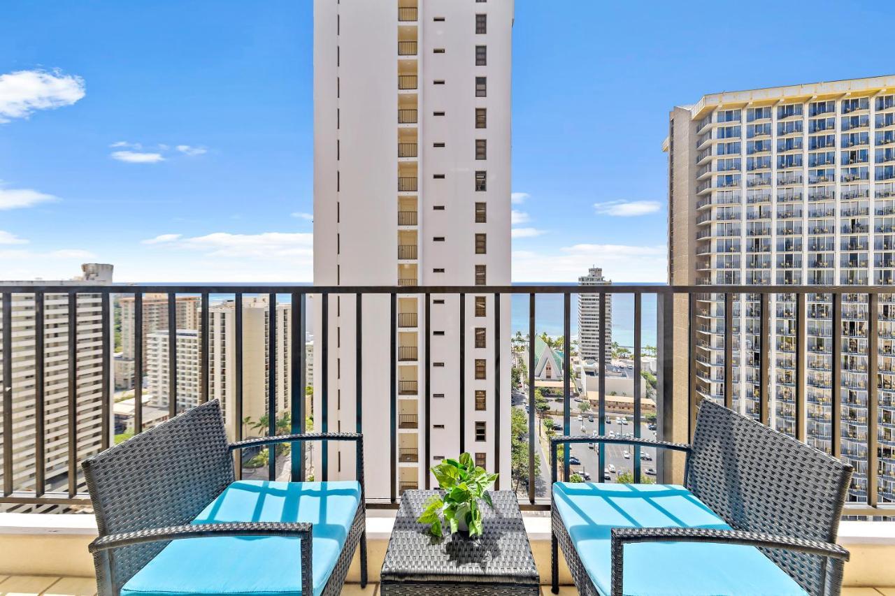 1Br With Great Ocean Views, 1 Block To Waikiki Beach โฮโนลูลู ภายนอก รูปภาพ