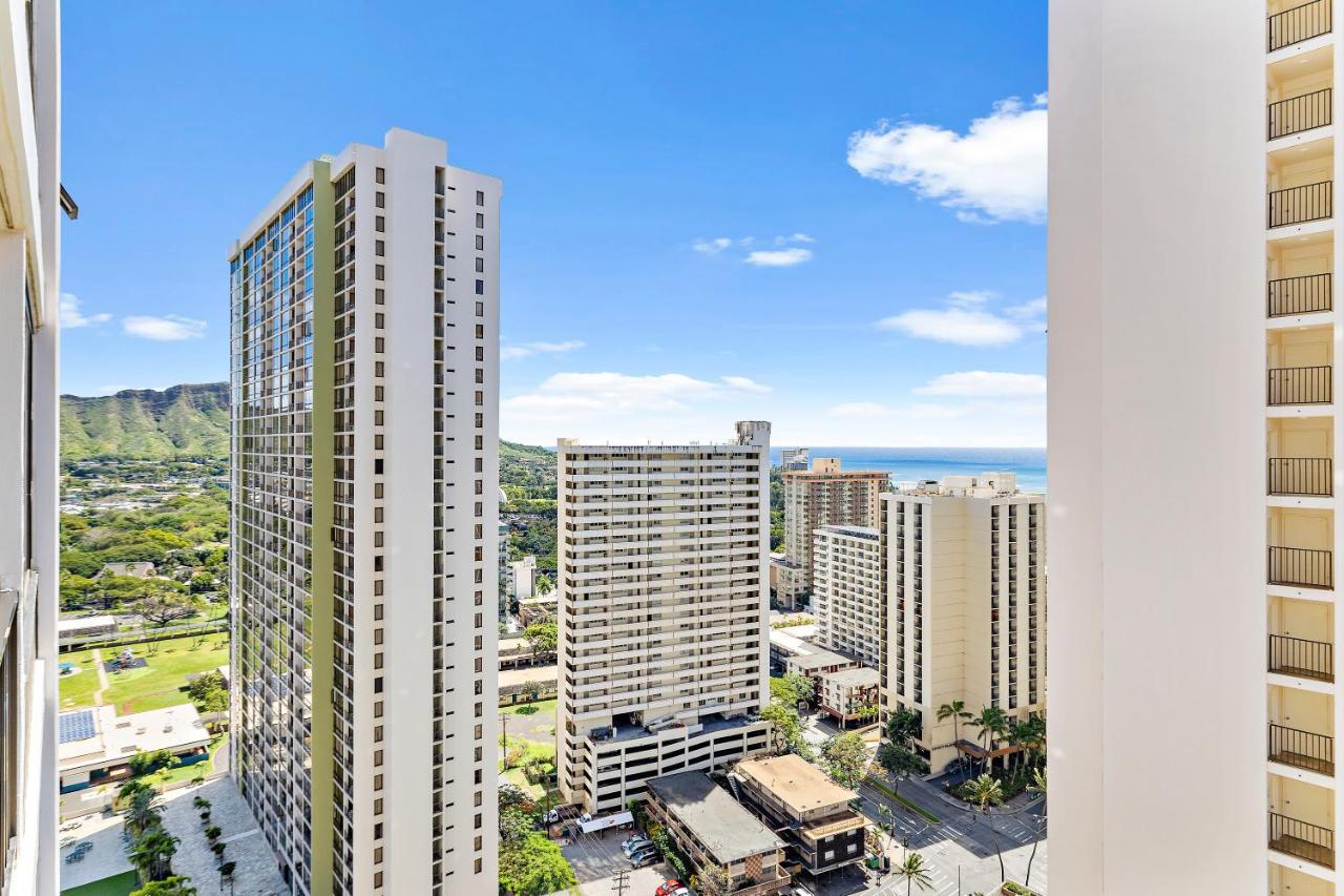 1Br With Great Ocean Views, 1 Block To Waikiki Beach โฮโนลูลู ภายนอก รูปภาพ