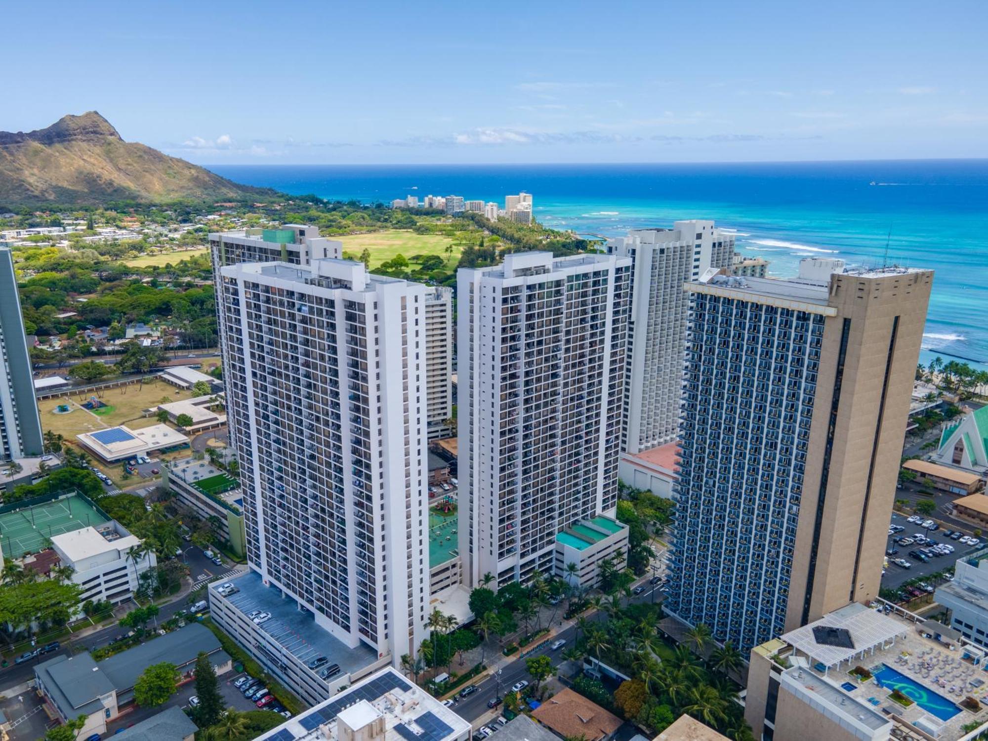 1Br With Great Ocean Views, 1 Block To Waikiki Beach โฮโนลูลู ภายนอก รูปภาพ