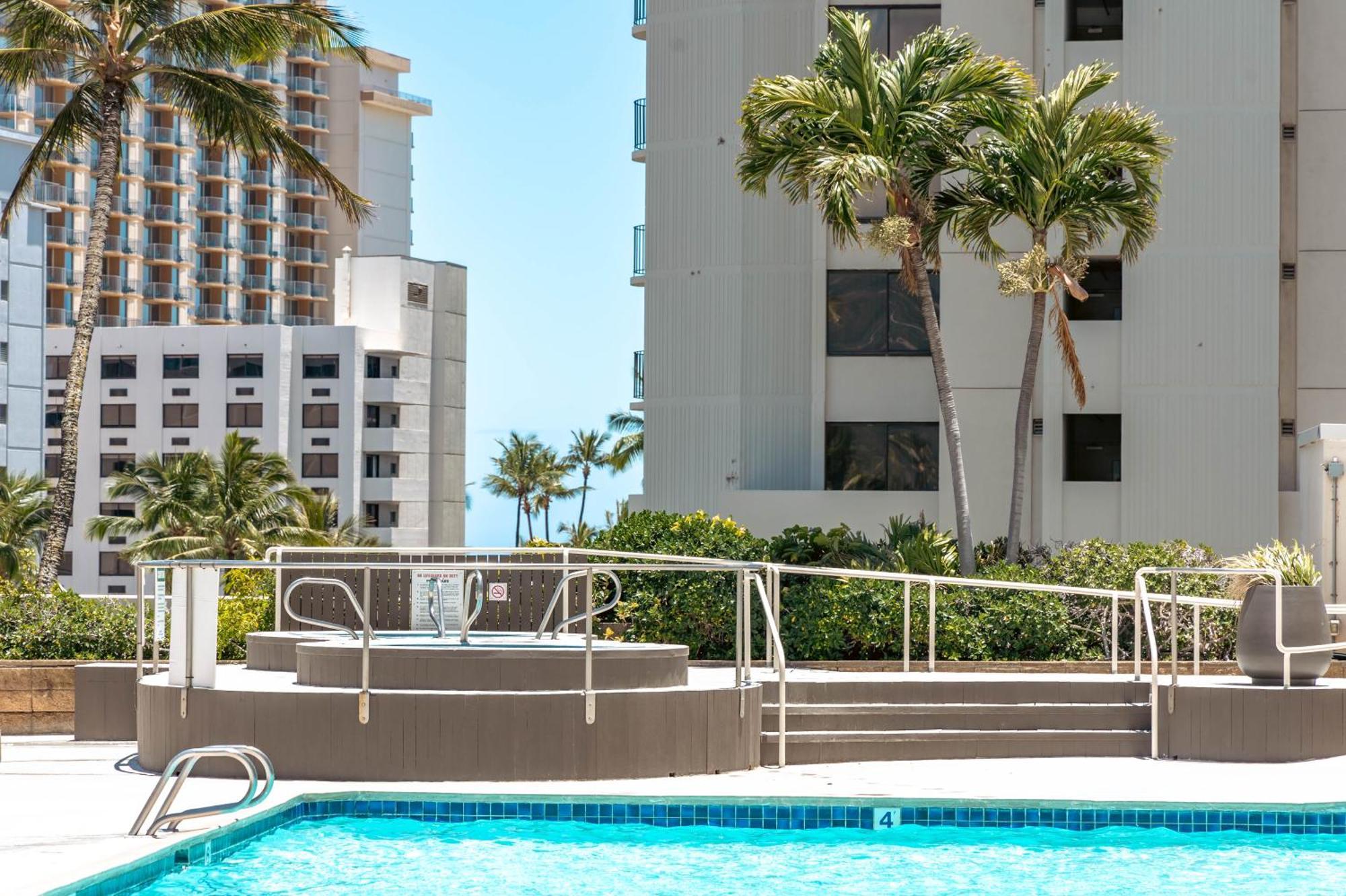 1Br With Great Ocean Views, 1 Block To Waikiki Beach โฮโนลูลู ภายนอก รูปภาพ