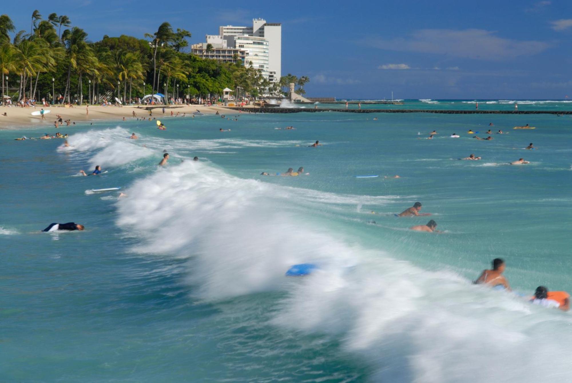 1Br With Great Ocean Views, 1 Block To Waikiki Beach โฮโนลูลู ภายนอก รูปภาพ